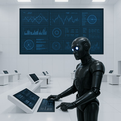 Lotek Android Robot Black Control-room Terminal 02