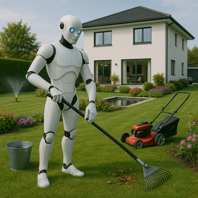 Lotek Android Robot Gardener Gardening 01